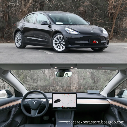 Nieuwe energievoertuigen Tesla Model 3 Automotive Pure Electric 556 km Bereik Auto Elektrische 4-deurs 5-zits Hatchback Elektrisch voertuig